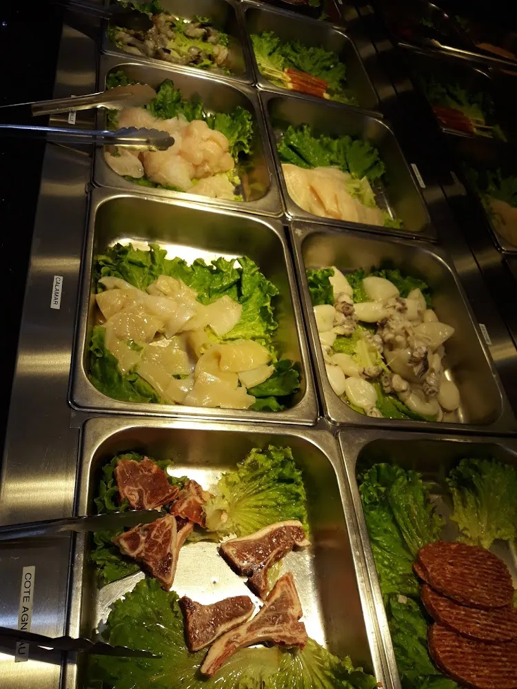Buffet Viandes Et Poissons Frais
