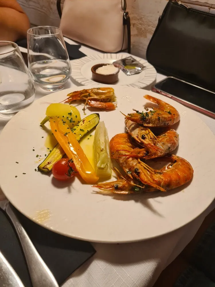 Gambas Grillées Au Légumes